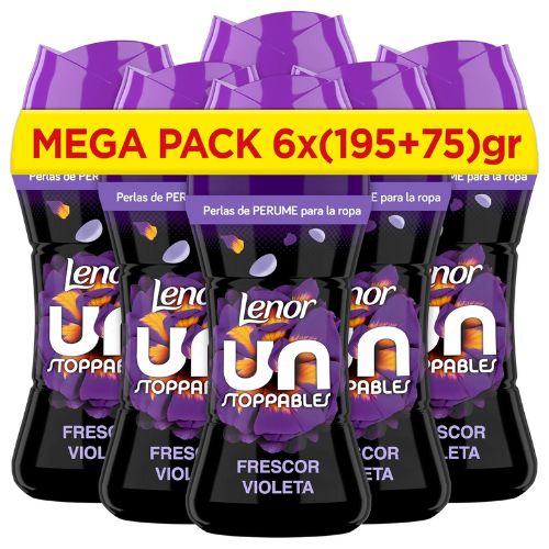Lenor Unstoppables Frescor Violeta Pack 6 x 270g